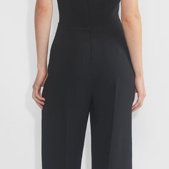 Aritzia Wilfred Black Halter Jumpsuit. Perfect for date night or girls night. - Picture 4 of 9